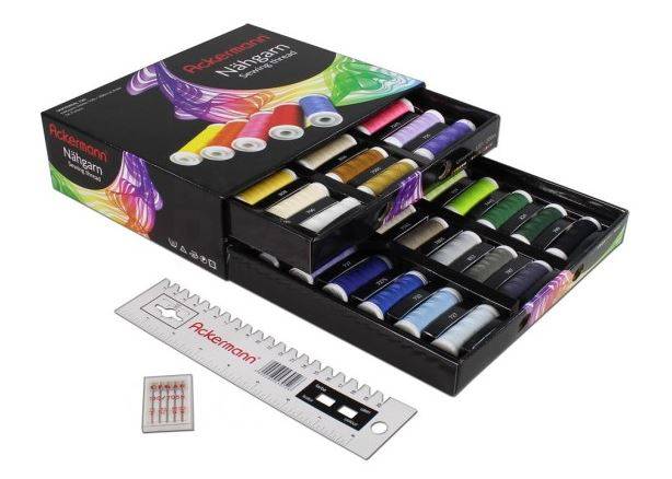 ACKERMANN Nähgarnbox *schwarz*