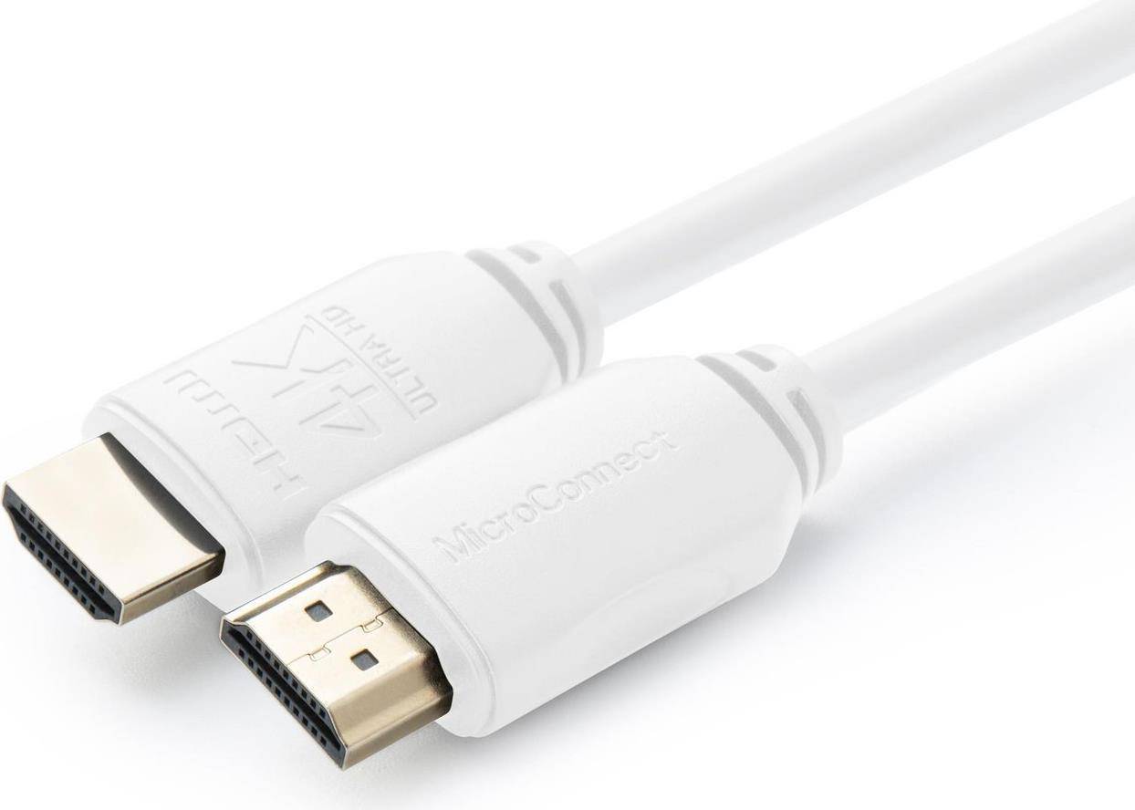 MicroConnect HDMI Cable 4K, 1.5m white