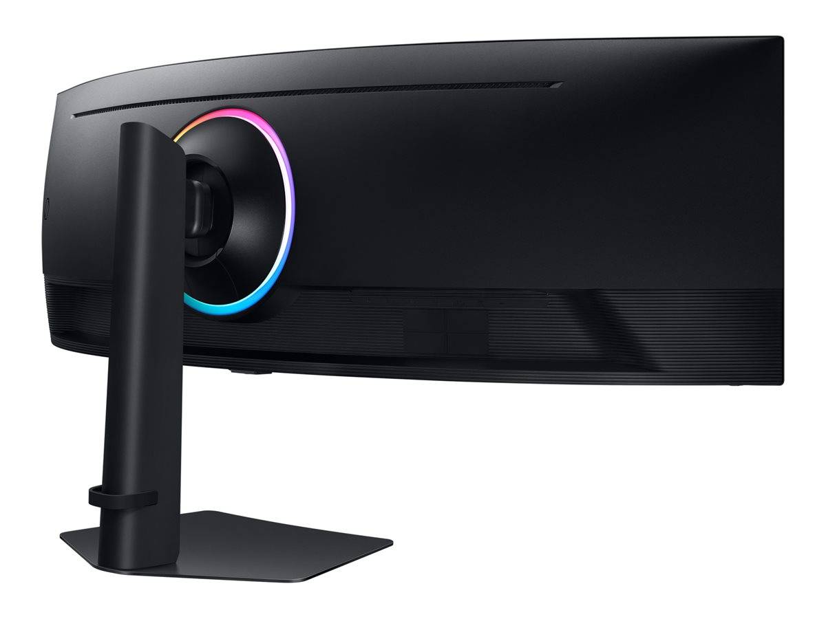 Samsung Flachbildschirm (TFT/LCD) LCD-Monitor EEK G (A - G) 124.5cm (49 Zoll) 5120 x 1440 Pixel 32:9 1 ms Kopfhörer-Buchse VA LED