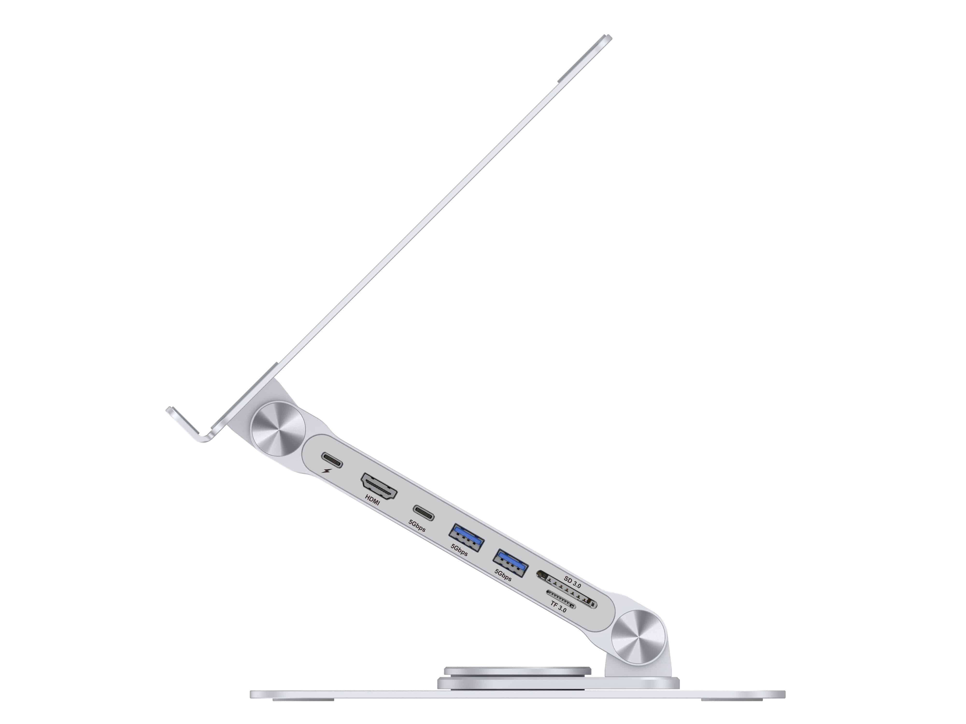 CONCEPTRONIC - Tablet Halterung inkl 7-in-1 Docking Station si