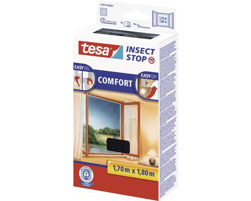 tesa COMFORT 55914-00021-00 Fliegengitter (B x H) 1800 mm x 1700 mm Anthrazit 1 St.