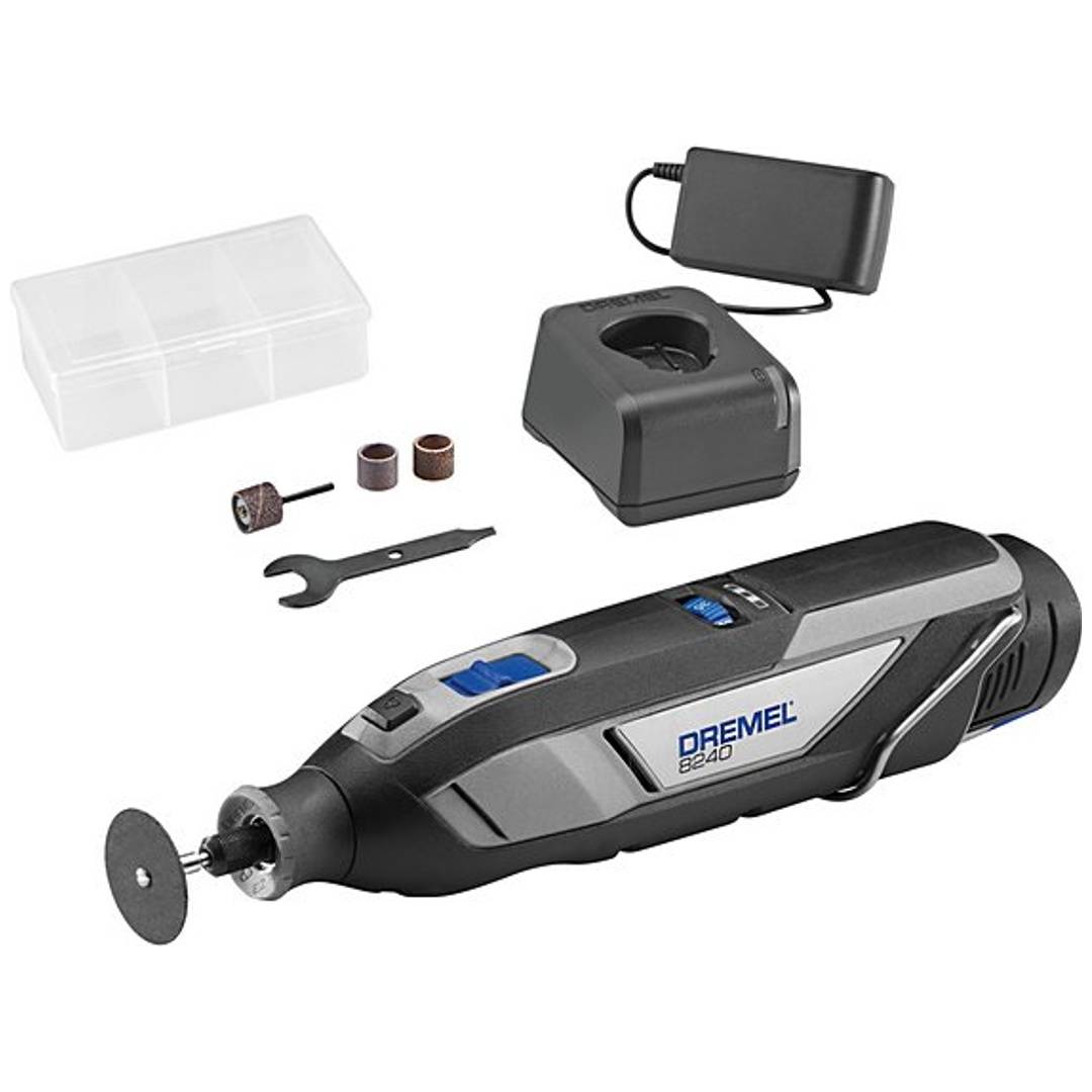 Dremel 8240-5 F0138240JA Akku-Multifunktionswerkzeug inkl. Akku, inkl. Ladegerät, mit Zubehör 12 V 2.0 Ah Anzahl mitgelieferte Akkus 1
