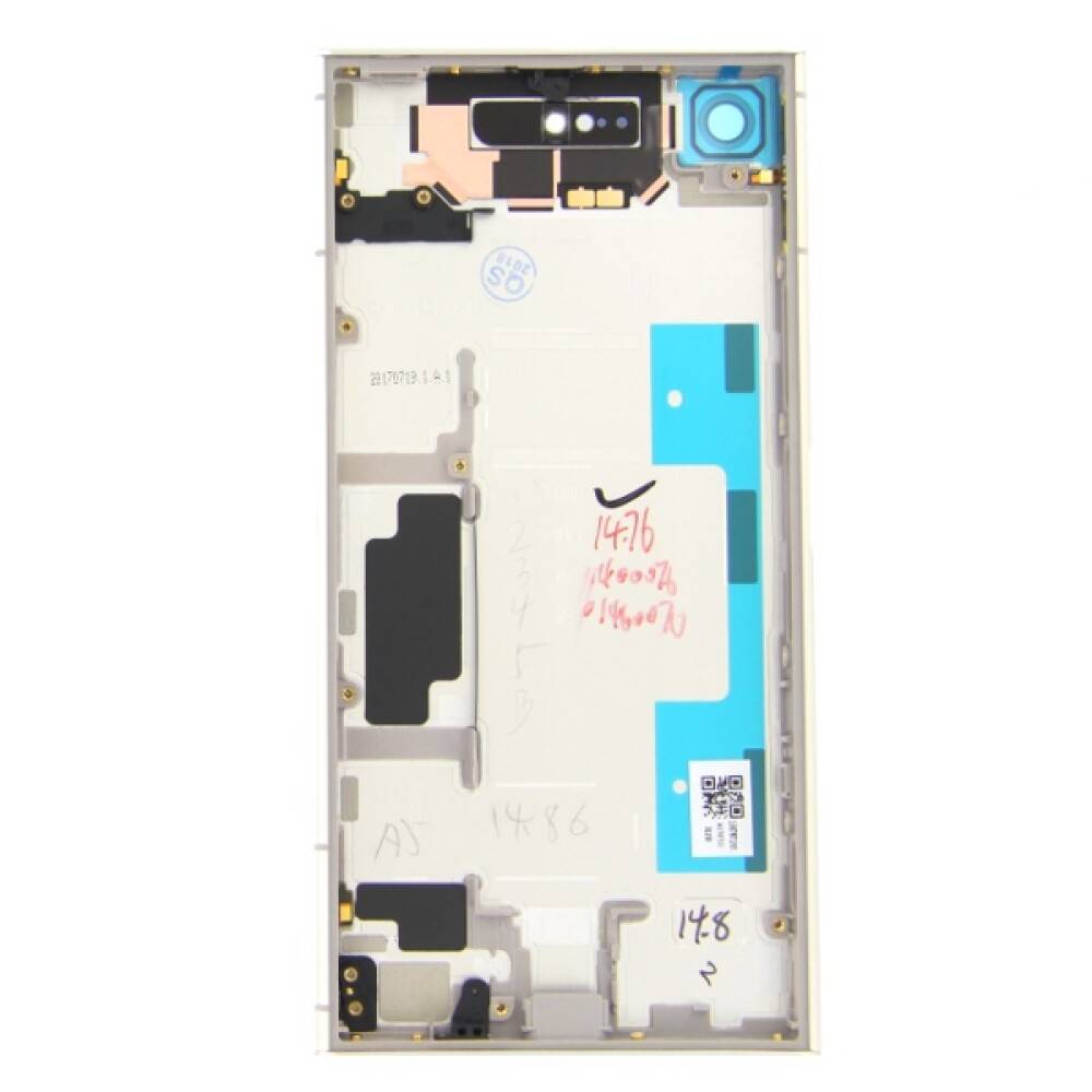 Original für Sony Xperia XZ1 G8341 Akkudeckel Backcover Silber 1310-1048