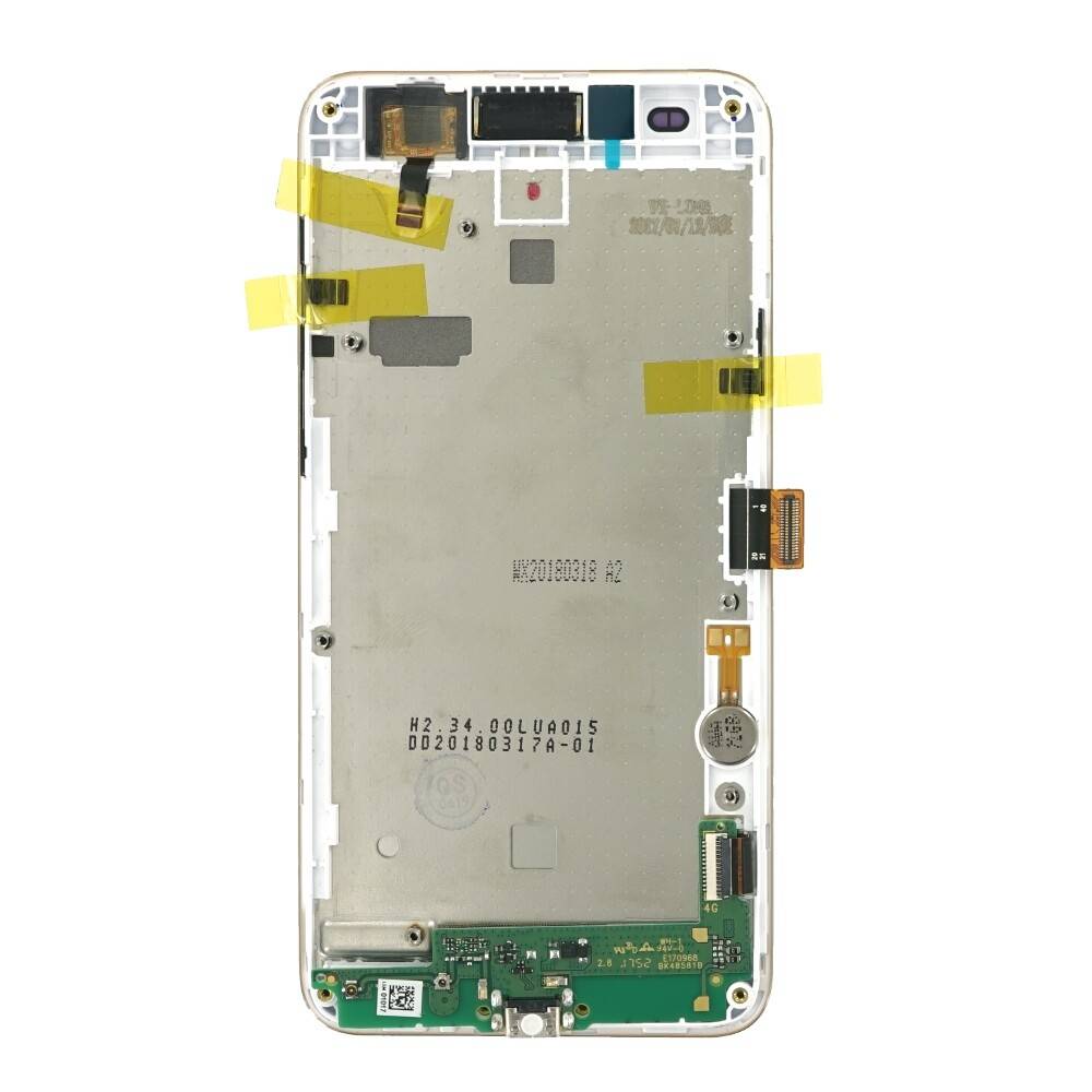 Original Display für Huawei Y3II 4G LCD + Rahmen Gold 97070NBF