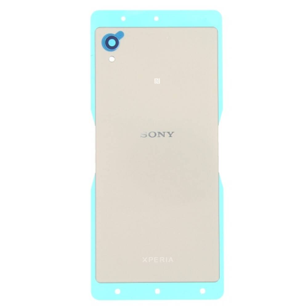 Original Akkufachdeckel Sony Xperia M4 Aqua E2303 192TUL0002A Silber Rückseite