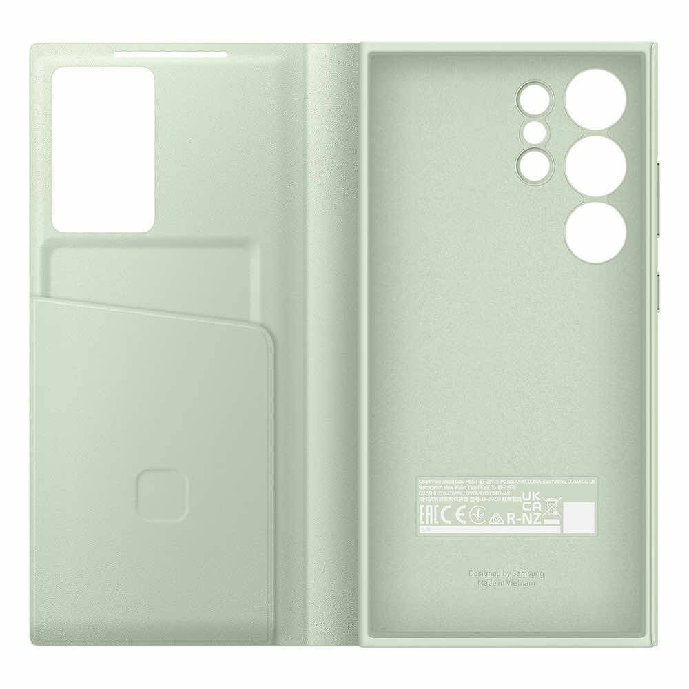 Samsung Samsung Smart View Wallet Case Galaxy S24 Ultra, Light Green