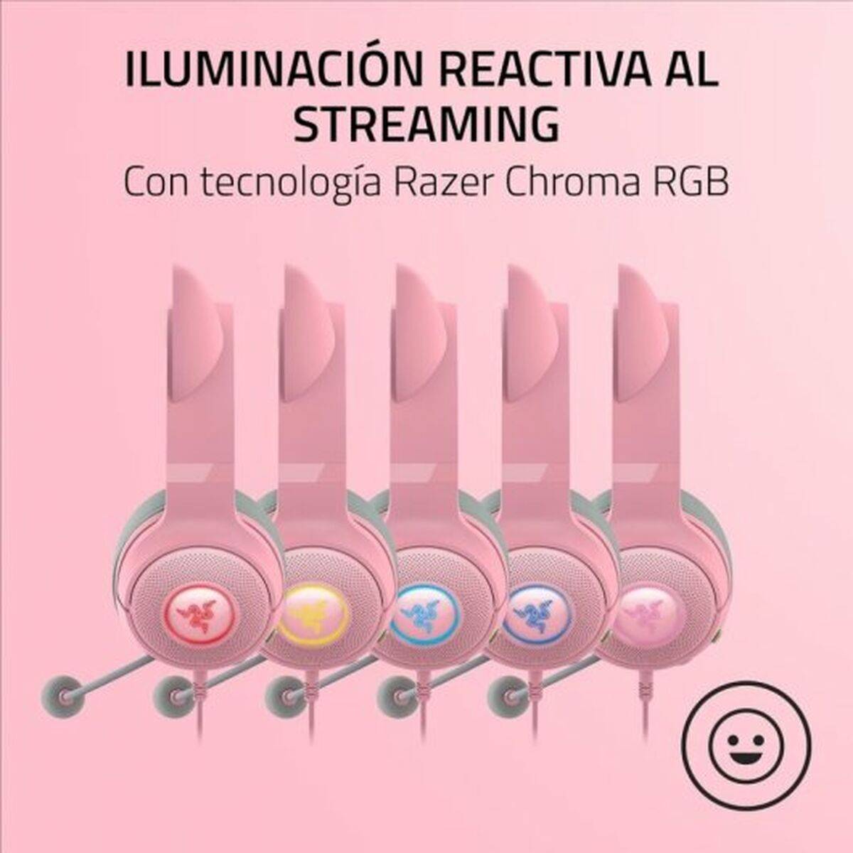 Razer Kraken Kitty Edition V2 Quartz Gaming Headset - Kabelgebundenes