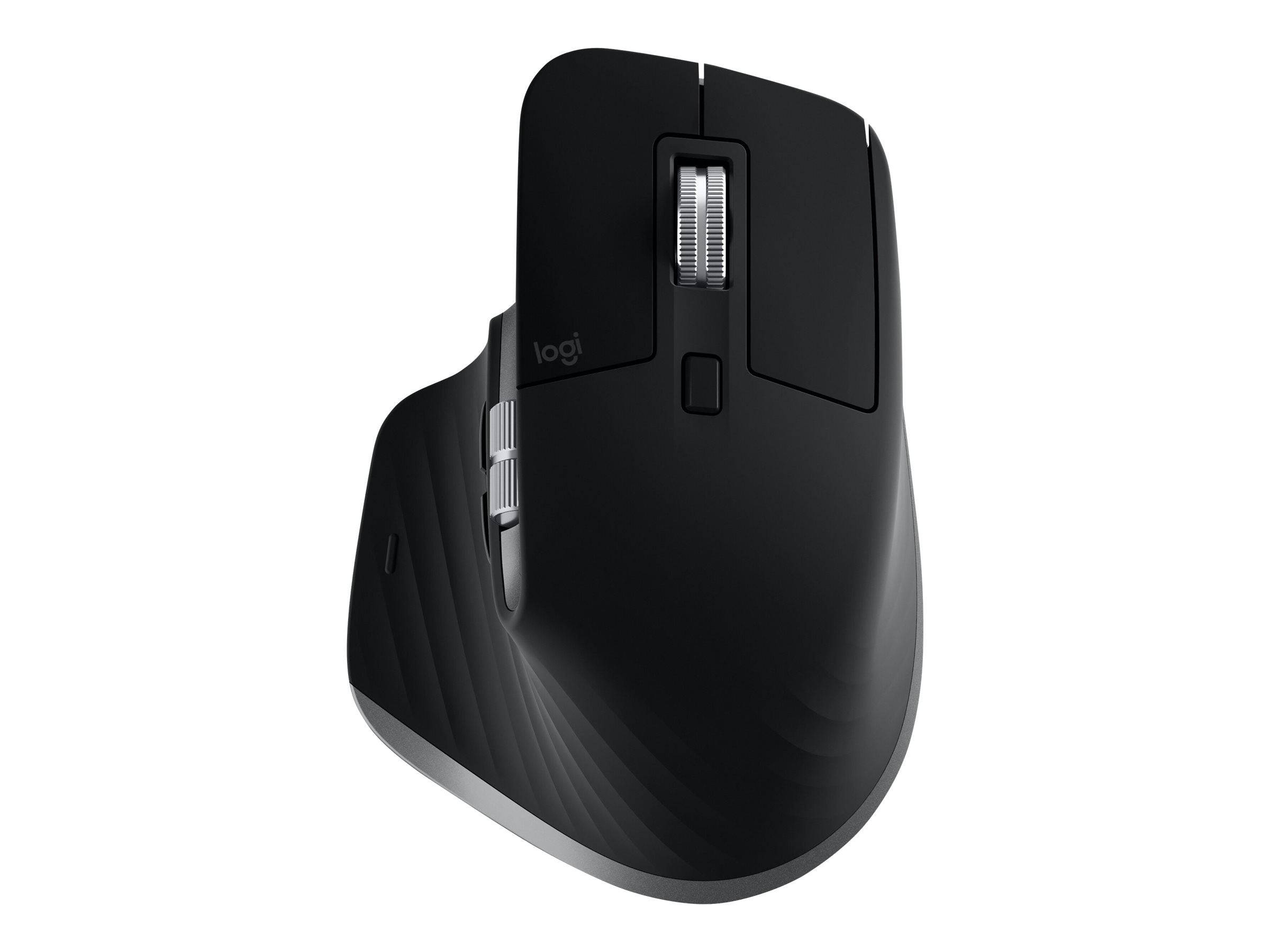 Logitech MX Master 3S For Mac Performance Maus Kabellos Laser Space Grau 7 Tasten 8000 dpi Darkfield Laser Tracking, Intelligentes Scrollrad, Wiede