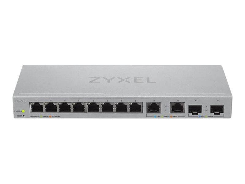 Zyxel XGS1210-12 V2 12-Port Managed MultiGig Switch 8-Ports