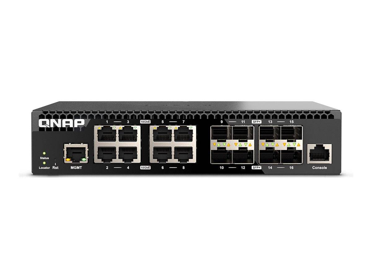 QNAP QSW-M3216R-8S8T - Switch - managed - 8 x 100/1000/2.5G/5G/10GBase-T + 8 x 1