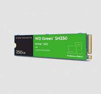 WD Green SN350 NVMe SSD WDS250G2G0C-00CDH0 - SSD - 250 GB - intern - M.2 2280 - PCIe 3.0 x4 (NVMe)