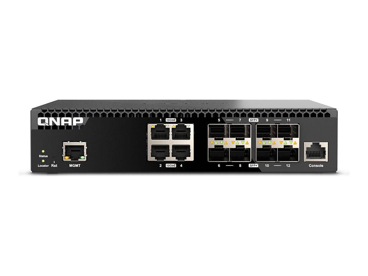 QNAP QSW-M3212R-8S4T - Switch - managed - 4 x