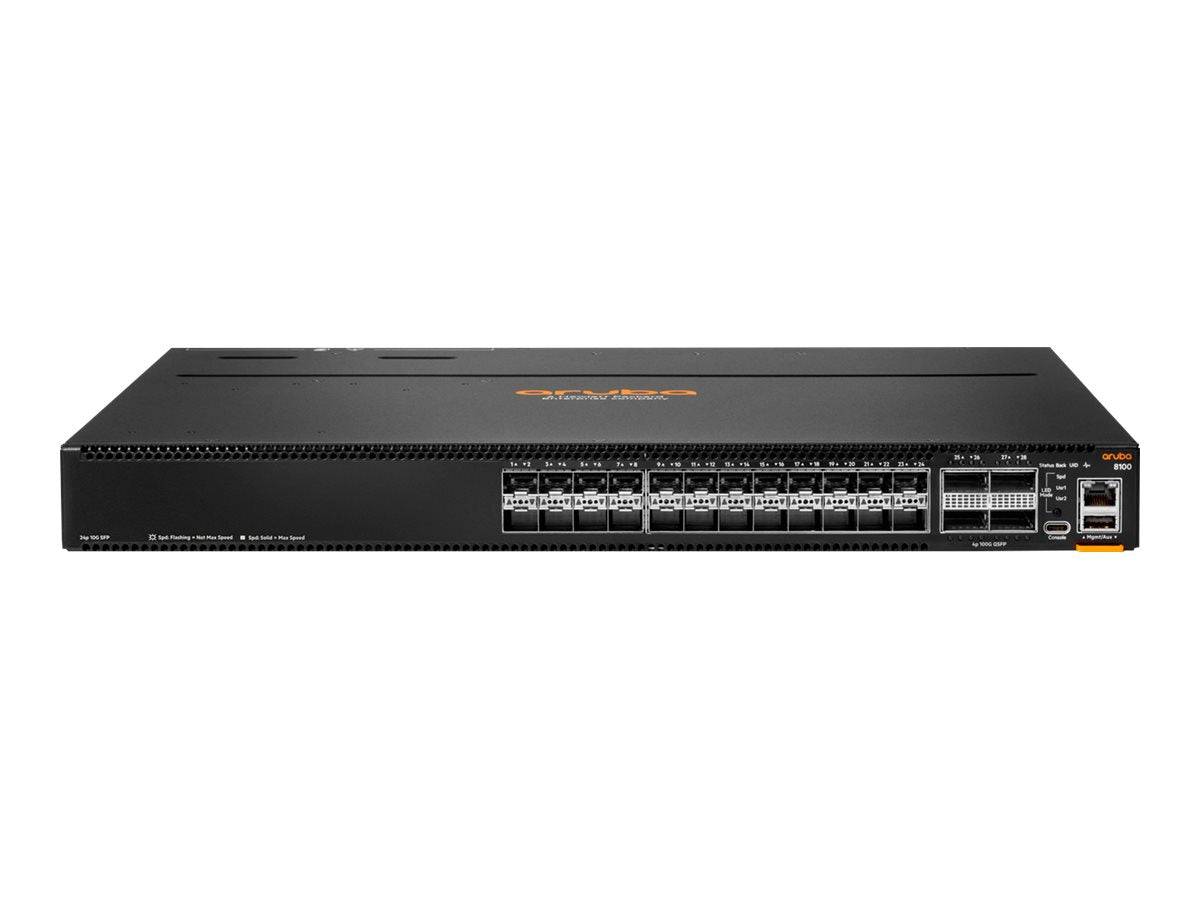 R9W86A - HPE Aruba CX 8100 24x10G SFP+ 4x40/100G QSFP28 Switch