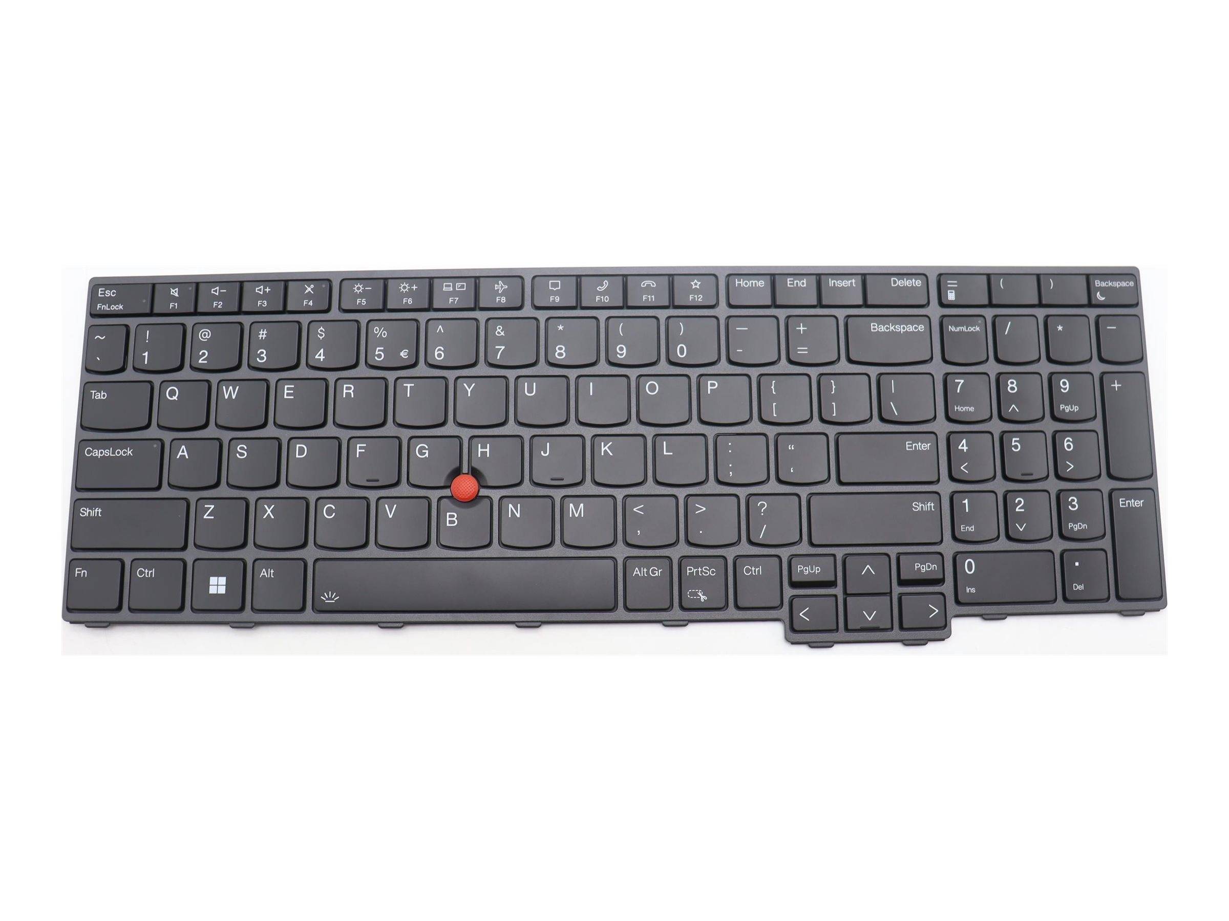 LENOVO - NB_KYB CS23 NM TOP BK-BL PMX EURO ENG - Tastatur - Schwarz