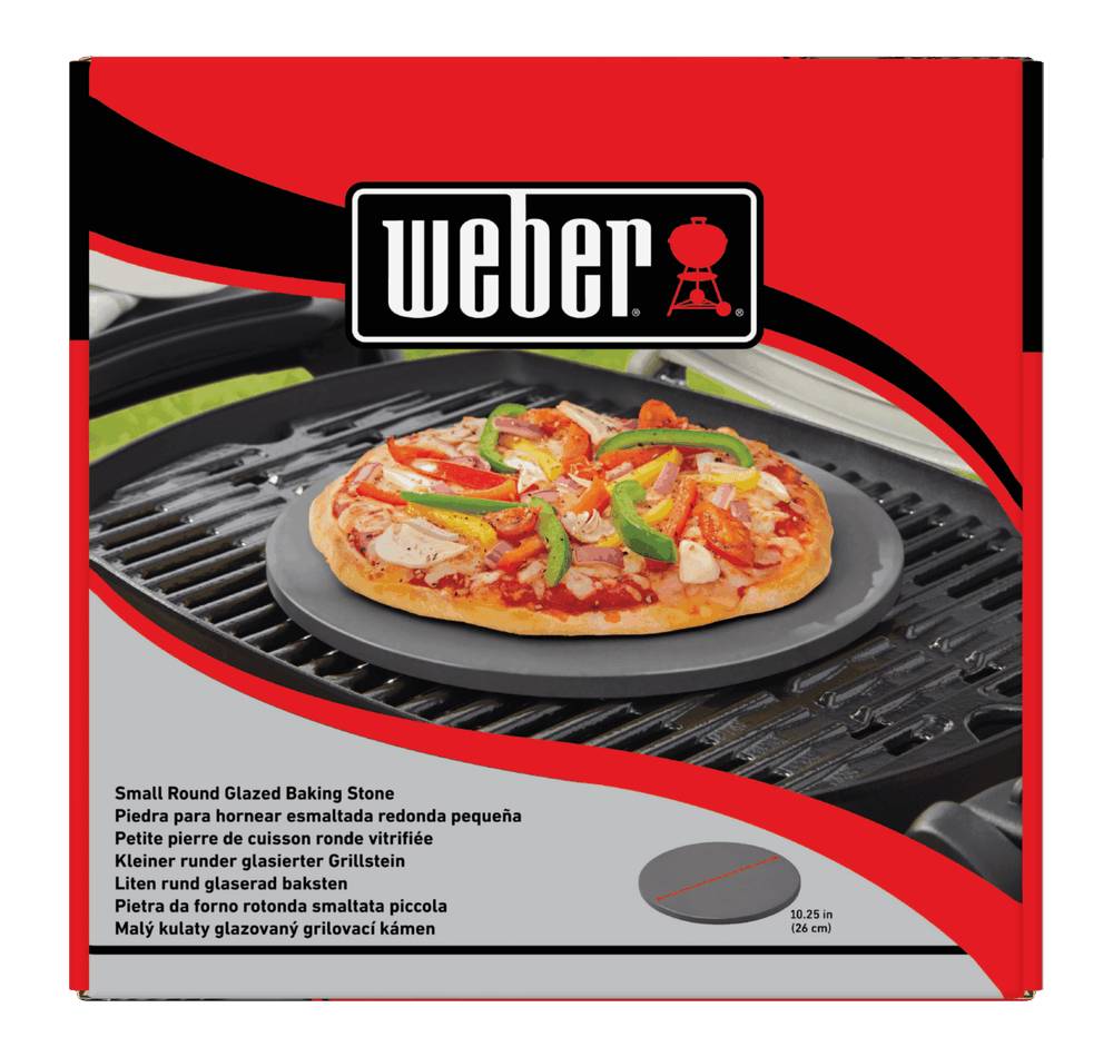 Weber 18413, Pizza, Grau, Cordierit, Rund, Grill, 26 cm