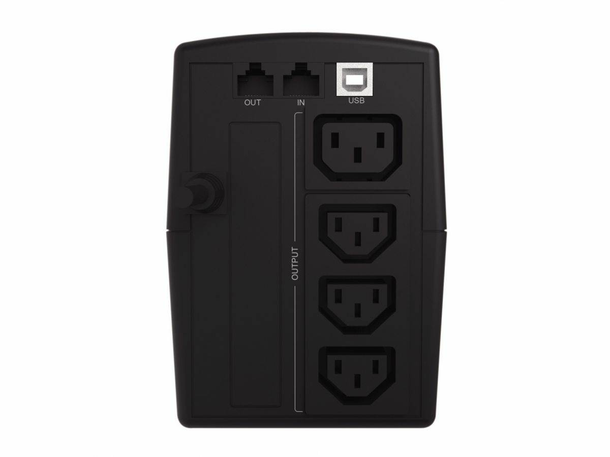 Conceptronic ZEUS USV Schuko IEC Start/LAN sw - (Offline-) USV - 480 min