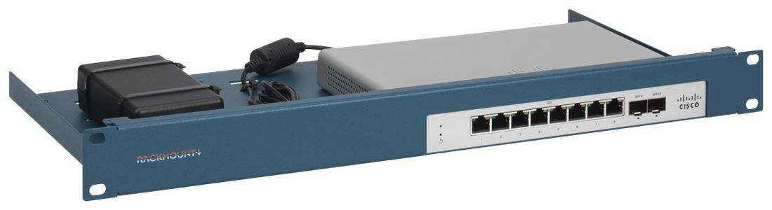 Rackmount.IT Rack Mount Kit for Cisco Meraki MS130-8 MS130-8P - Rackbefestigung