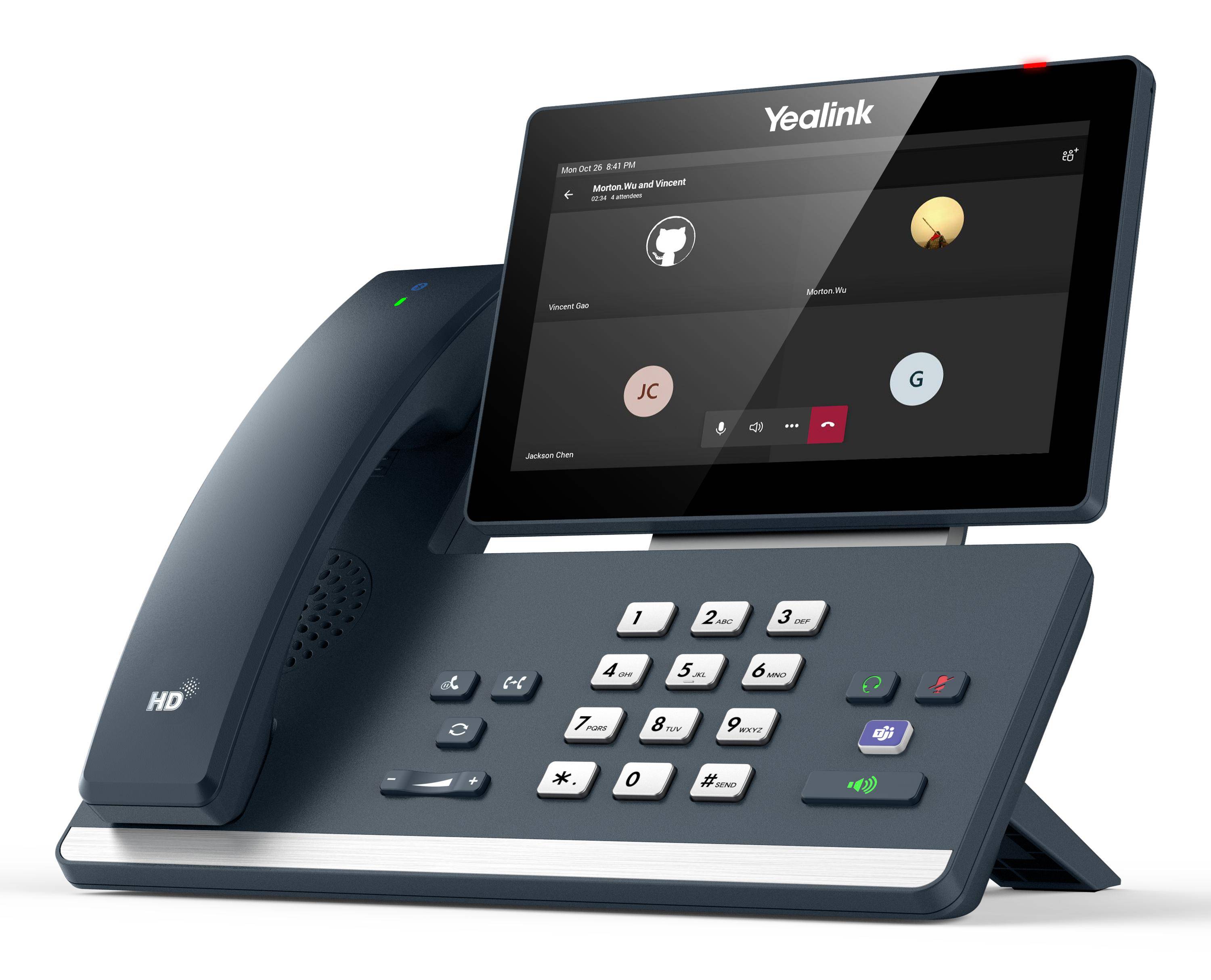 Yealink MP58-WH E2 - VoIP-Telefon - mit Bluetooth-Schnittstelle mit Rufnummernanzeige/Anklopffunktion
