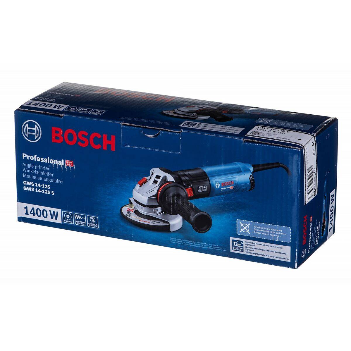 Bosch Professional GWS 14-125 S 0.601.7D0.100 Winkelschleifer 125 mm 1400 W
