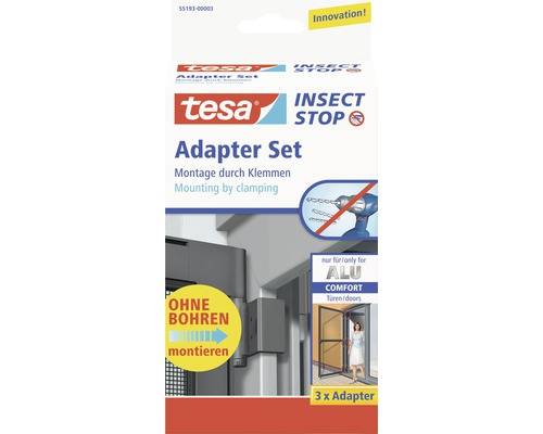 TESA - Fliegengitter Adapter-Set für Alu-Tueren anthrazit