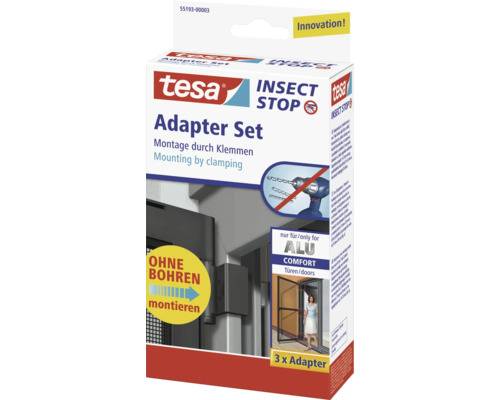 TESA - Fliegengitter Adapter-Set für Alu-Tueren anthrazit