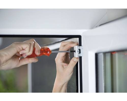 Comfort-Adapterset für Fliegengitter-Alu-Rahmen weiß