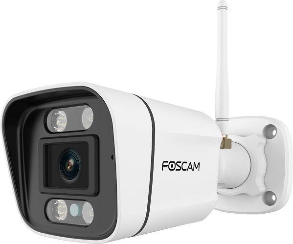 Foscam V5P WLAN Überwachungskamera Weiß 5MP (3072x1728), Dual-Band WLAN,