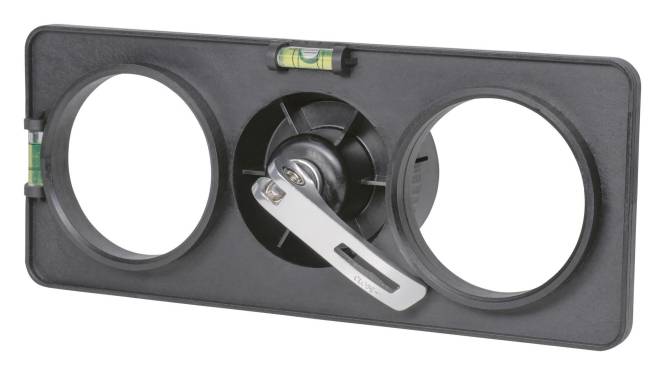 f-tronic Bohrschablone BOS2 m.Schnellspanngriff 7390048 Install.Baumaterial Verlegesys/Verbi.Mat