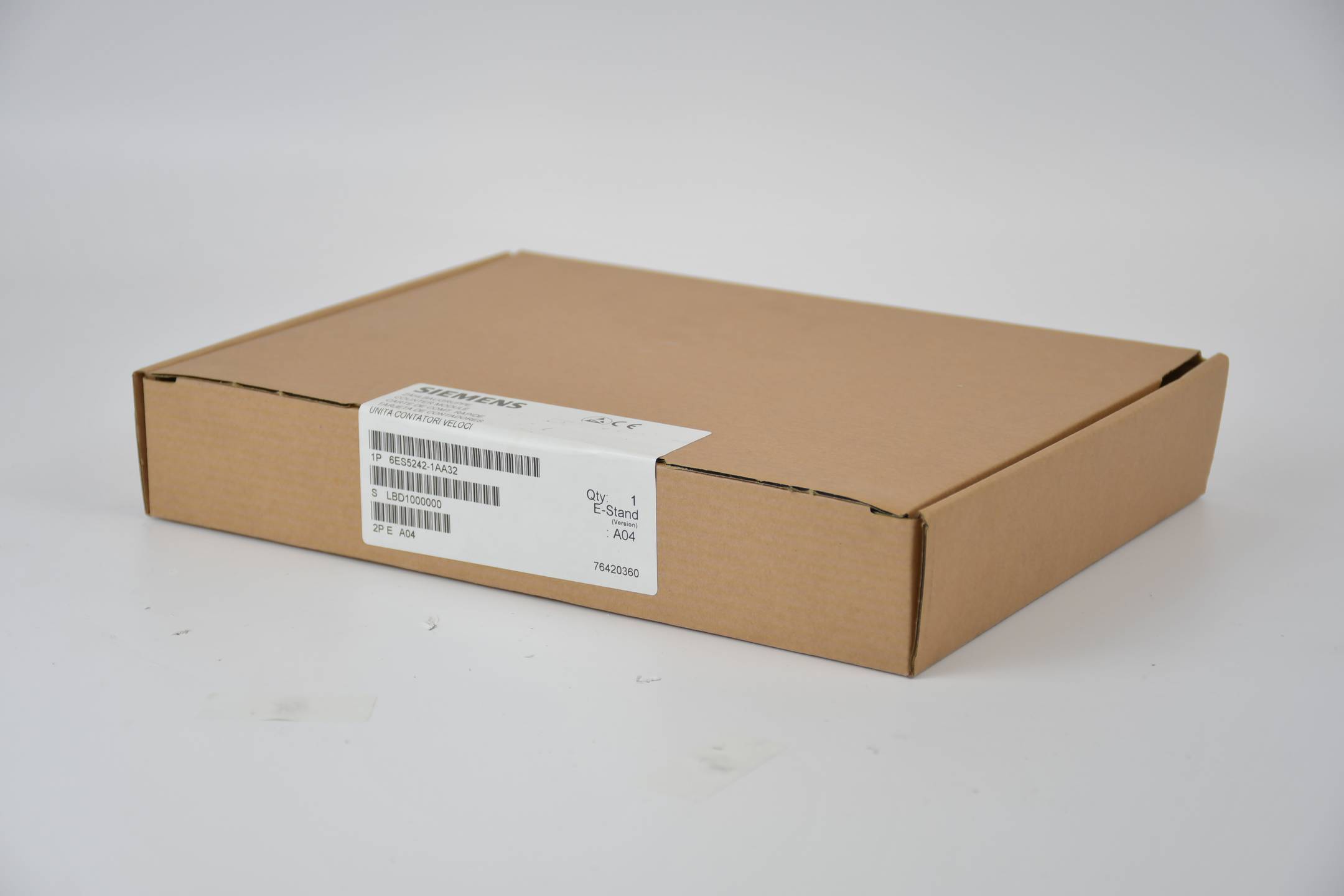 Siemens 6ES5242-1AA32 Siemens 662643262049 SIMATIC S5 IP 242A COUNTER MODULE FOR FOR ACQUISITION A.PREPROCESSING OF HIGH