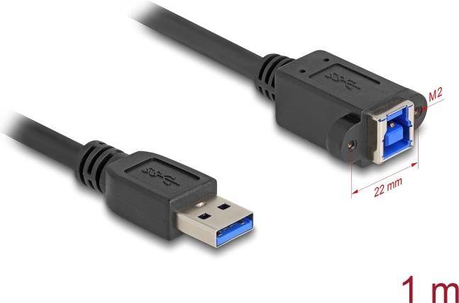 Delock - USB-Kabel - USB Typ A (M) zu USB Type B (W)