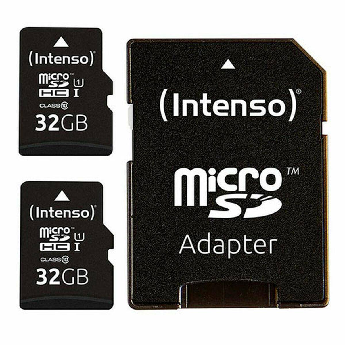 INTENSO 32GB microSDHC Karte UHS-I 2er Pack