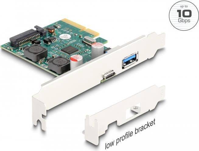 Delock Riser CardController - Serial ATA - SATA - PCI-Express - 15 Pin