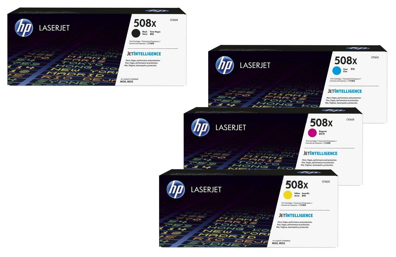 HP Inc. HP Original 508X Toner - 4er Multipack OPCF360X