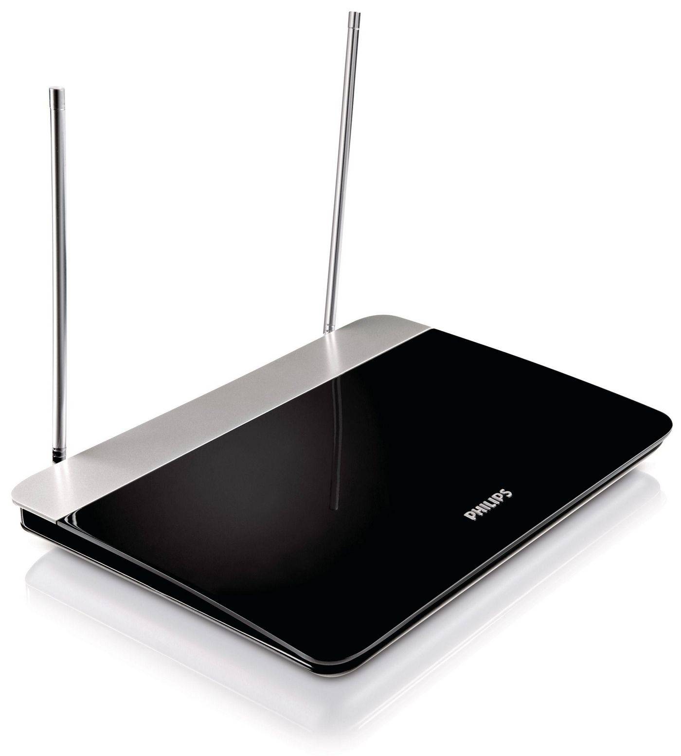 Philips SDV6227/12 Digital Indoor DVB-T Antenne schwarz/Silber