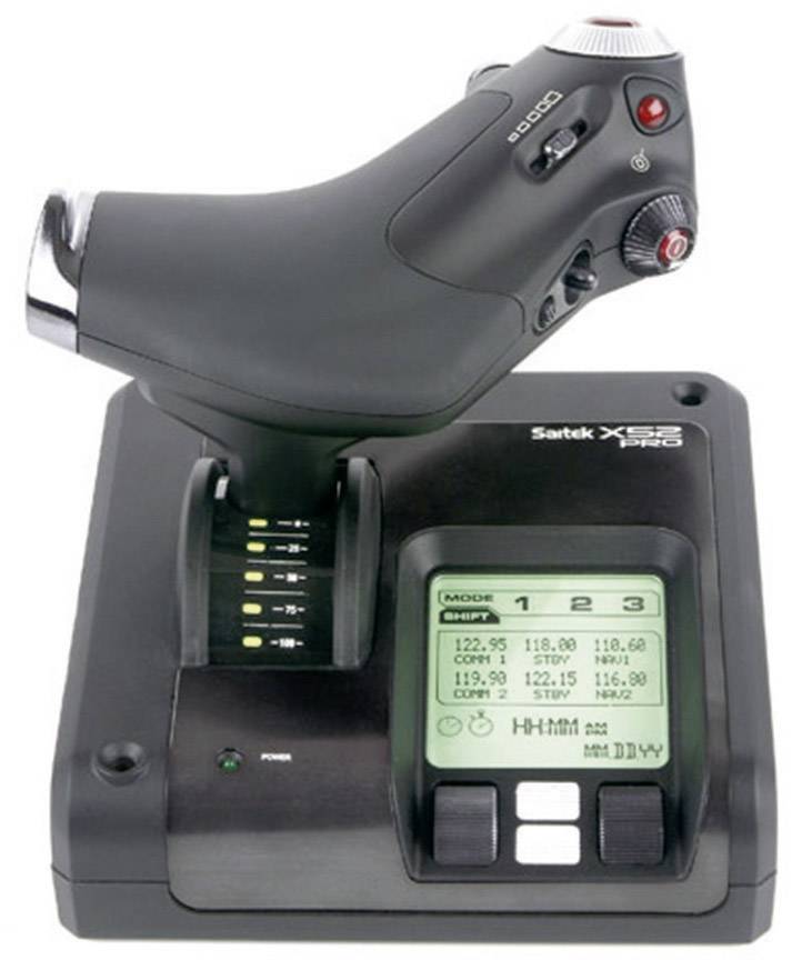 Saitek Logitech Gaming X52 Pro Flight Flugsimulator-Joystick USB Schwarz