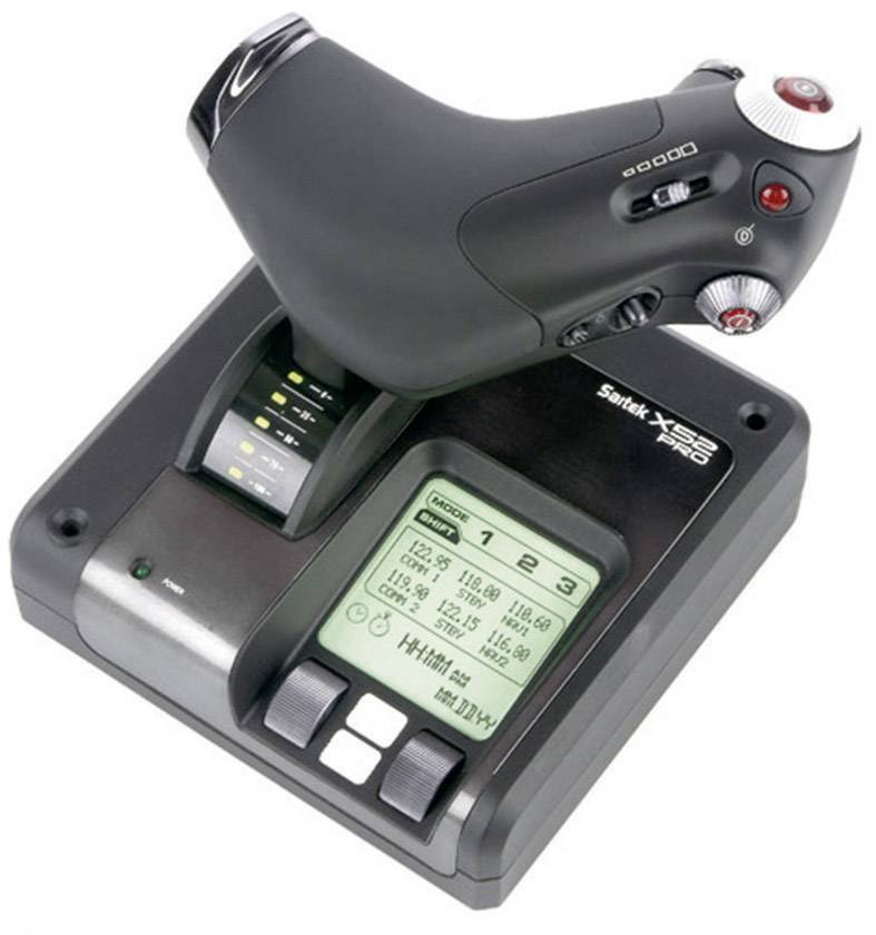 Logitech Gaming Saitek X52 Pro Flight Flugsimulator-Joystick USB Schwarz