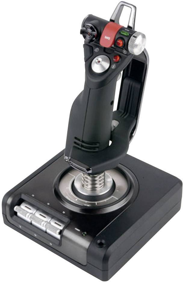 Saitek Logitech Gaming X52 Pro Flight Flugsimulator-Joystick USB Schwarz