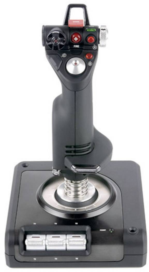 Saitek Logitech Gaming X52 Pro Flight Flugsimulator-Joystick USB Schwarz