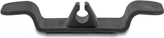 Delock Kabelhalter Clip selbstklebend Set 3 Stück schwarz Schwarz 3er
