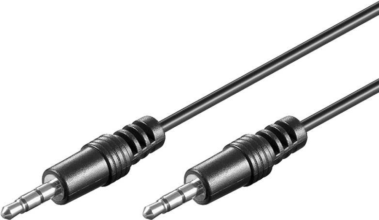 Goobay Audio Verbindungskabel AUX, 3,5 mm Stereo, CU Klinke 3,5 mm Stecker (3-Pin, stereo) > Klinke 3,5 mm Stecker (3-Pi