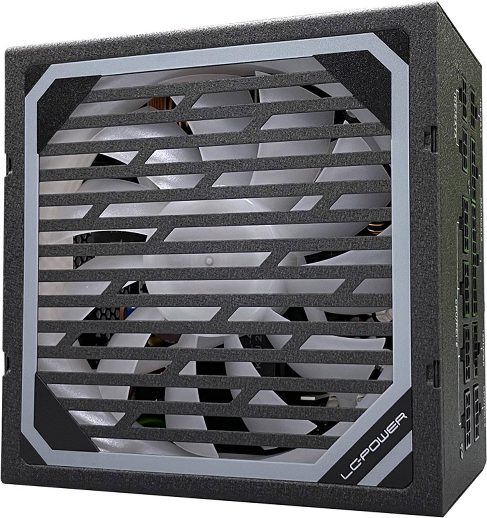 LC-Power Super Silent LC6750M V3.0 750W 80Plus Gold 135mm-Lue retail - PC-/Server Netzteil - ATX