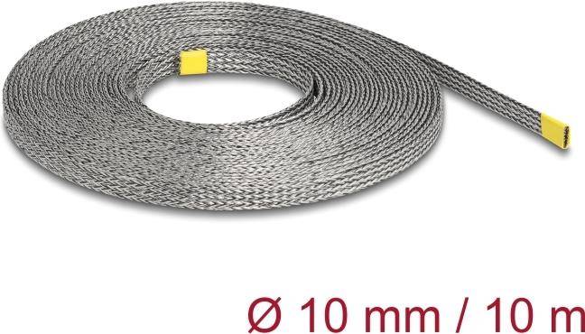 DELOCK Geflechtschlauch zur EMI Abschirmung 10 m x 10 mm