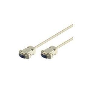 Goobay D-SUB 9 pin Anschlusskabel, Stecker/Stecker, seriell 1:1 D-SUB/RS-232-Stecker (9-polig) > D-SUB/RS-232-Stecker (9