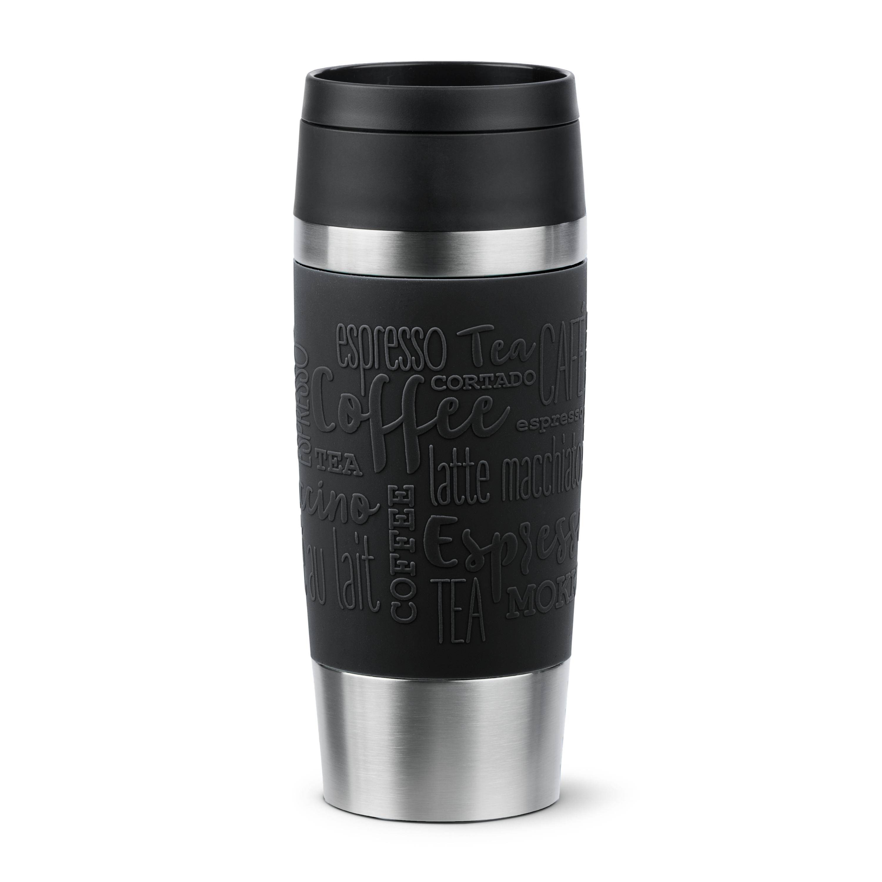 Emsa N20202 Travel Mug Classic Isolierbecher 0,36 Liter , neuer Komfort-Schraubverschluss