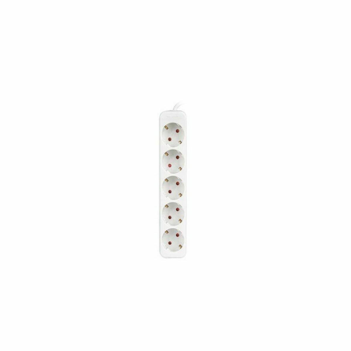 Lanberg Steckdosenleiste 5x Schuko Kupfer 1.5m weiß - Steckdosenleiste