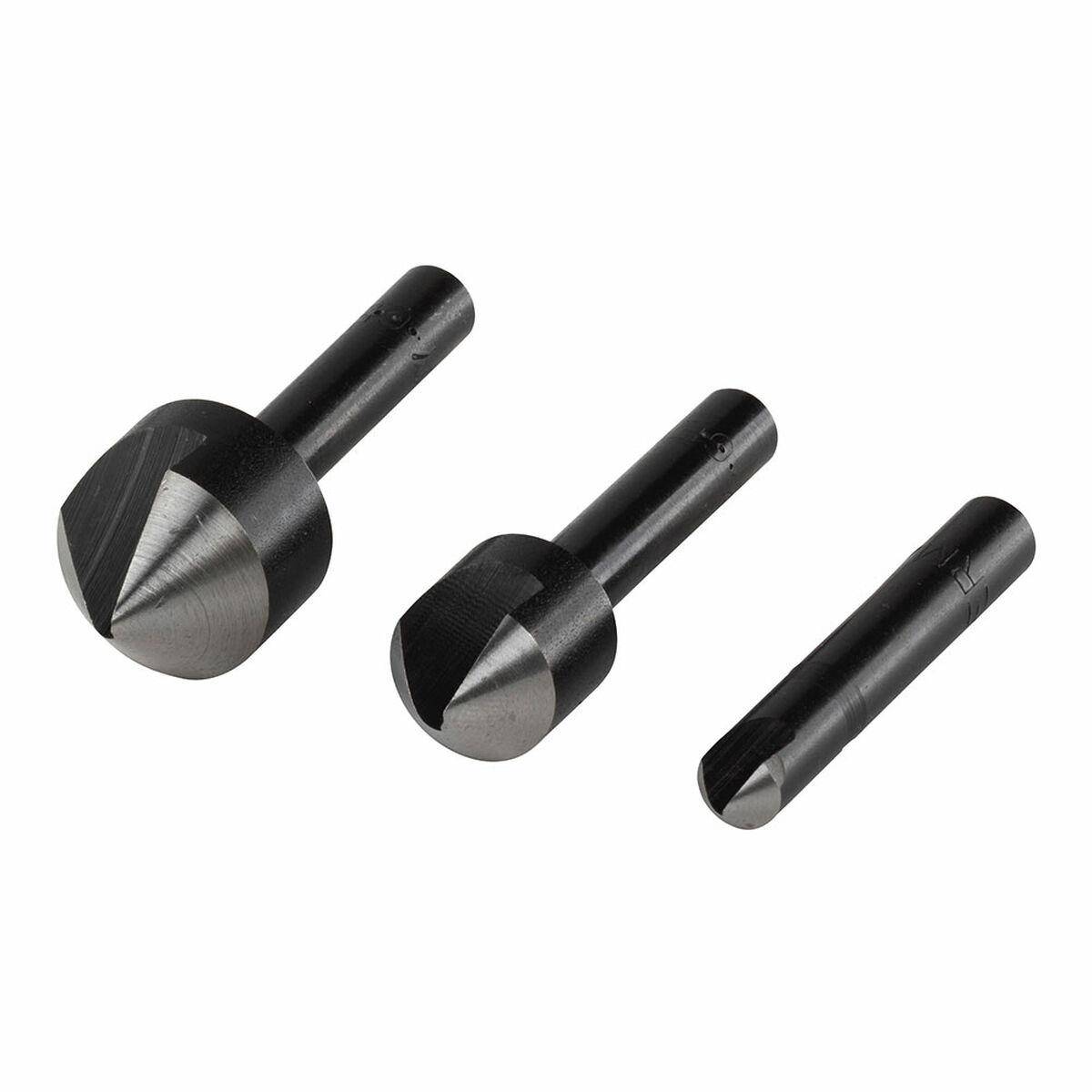 2504000 Kegelsenker-Set 3teilig 6 mm 12 16 mm Werkzeugstahl Zylinderschaft 1