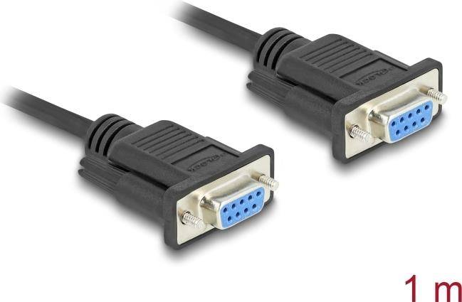 Delock Seriell Kabel RS-232 D-Sub9 Buchse zu 1 m - Kabel - Digital/Daten