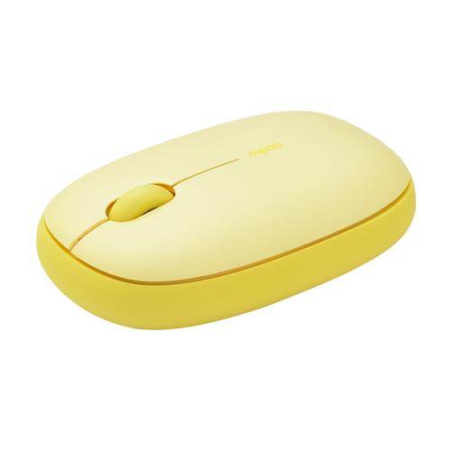 Rapoo M660 Silent Gelb Kabellose Multi-Mode-Maus - Maus - 1.300 dpi