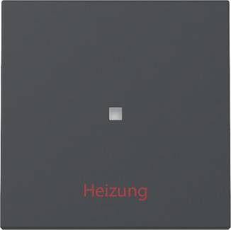 1St. Gira 367828 Wippe Kontrollfenster + Heizung Ein/Aus System 55 anthrazit