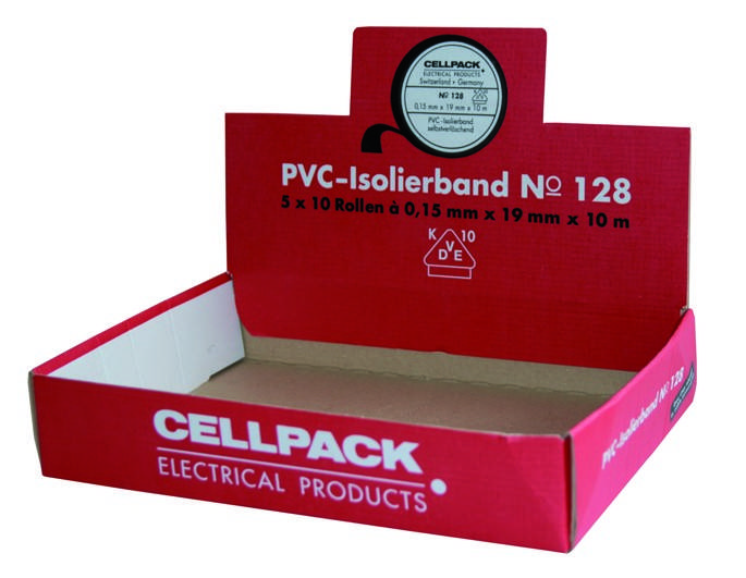 Cellpack Thekenaufsteller m.Iso-Band No.128 Aufsteller